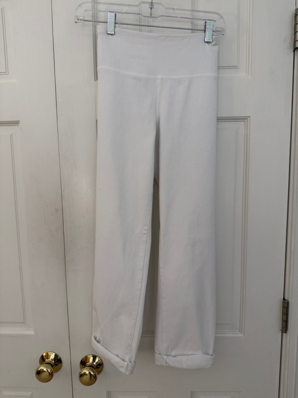 J. Jill Women White Cuffed Pants
